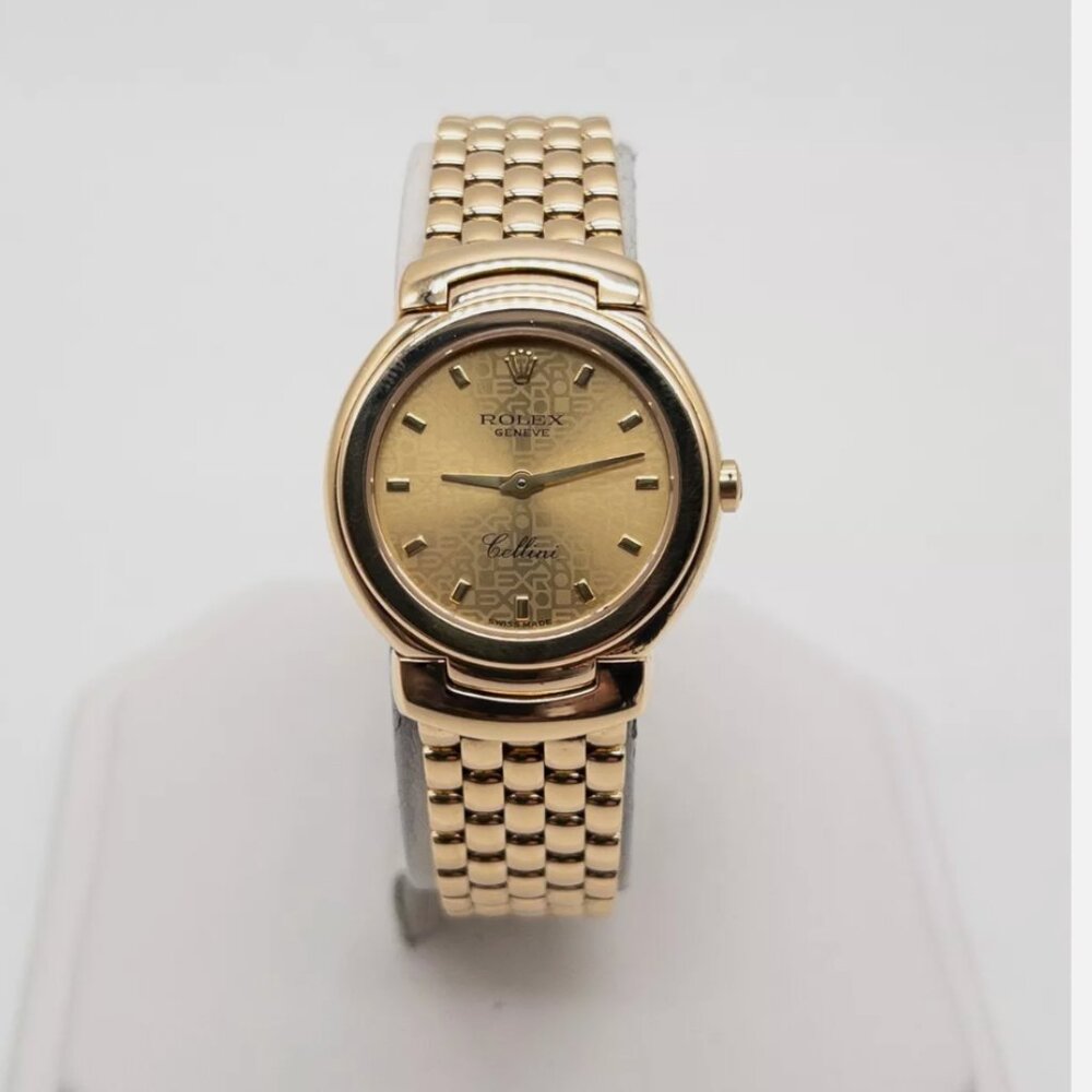 Rolex Womens Cellini 18kt Yellow Gold Watch With BOX